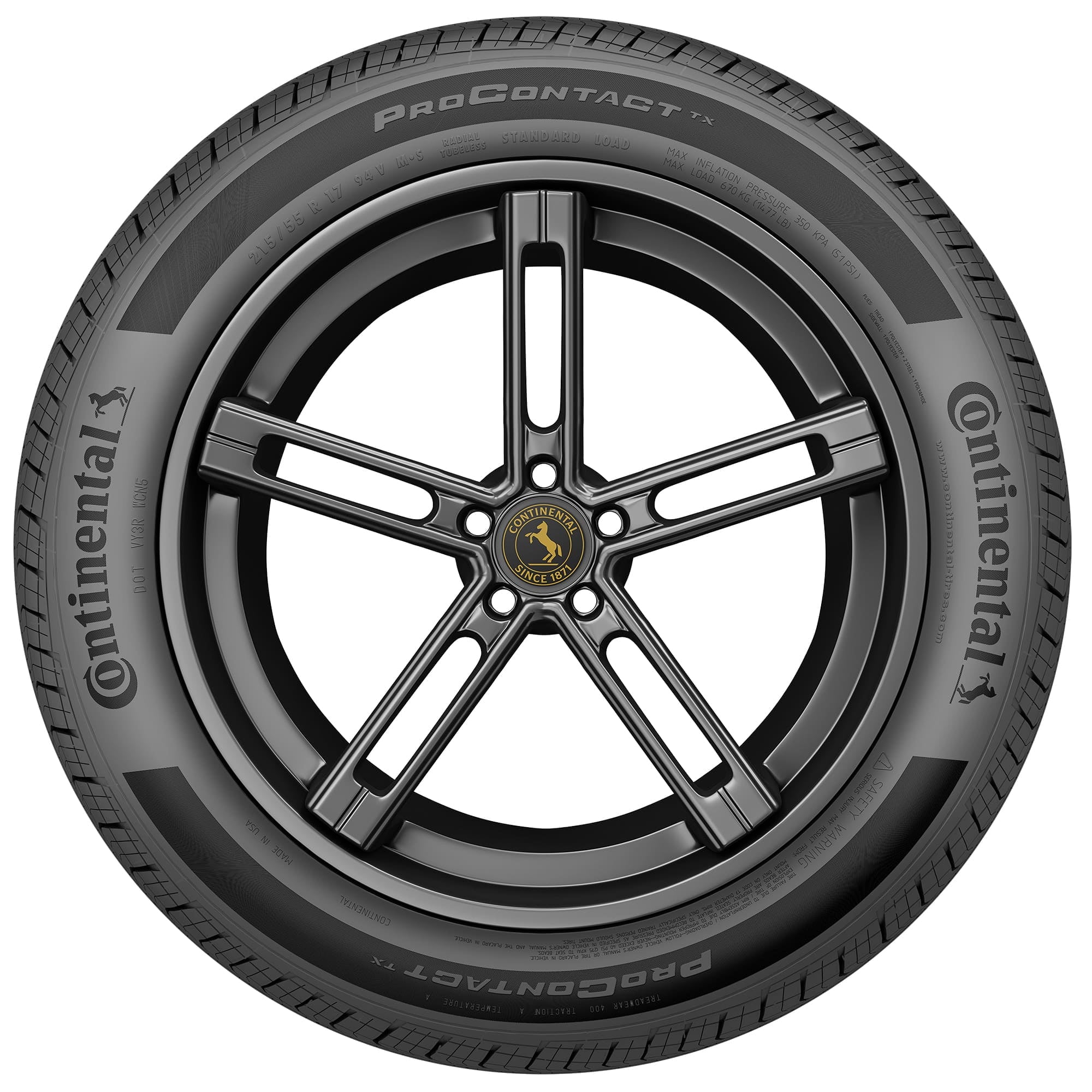Continental ProContact TX All Season 225/65R17 102H Passenger Tire