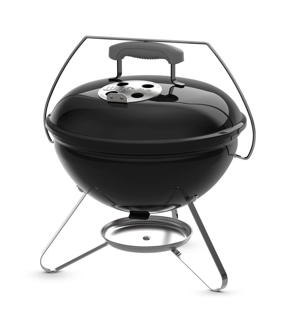 Weber Smokey Joe Charcoal Grill, 14 Inch Portable Charcoal Grill with Handle, Black