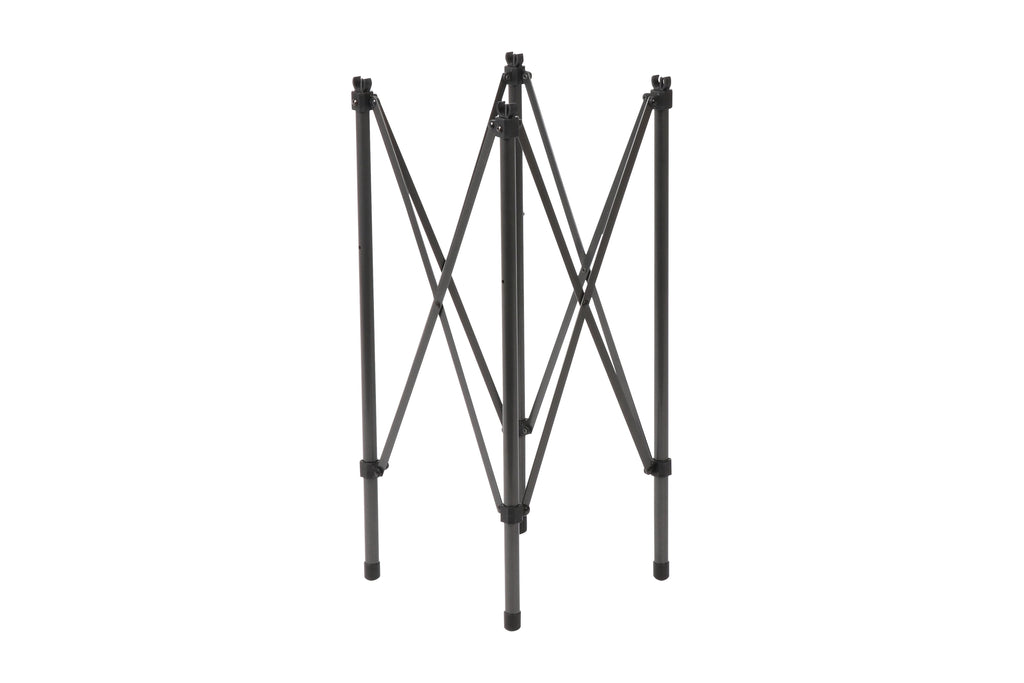 Ozark Trail Hazel Creek Square Folding Aluminum Roll-Top Camp Table, Brown