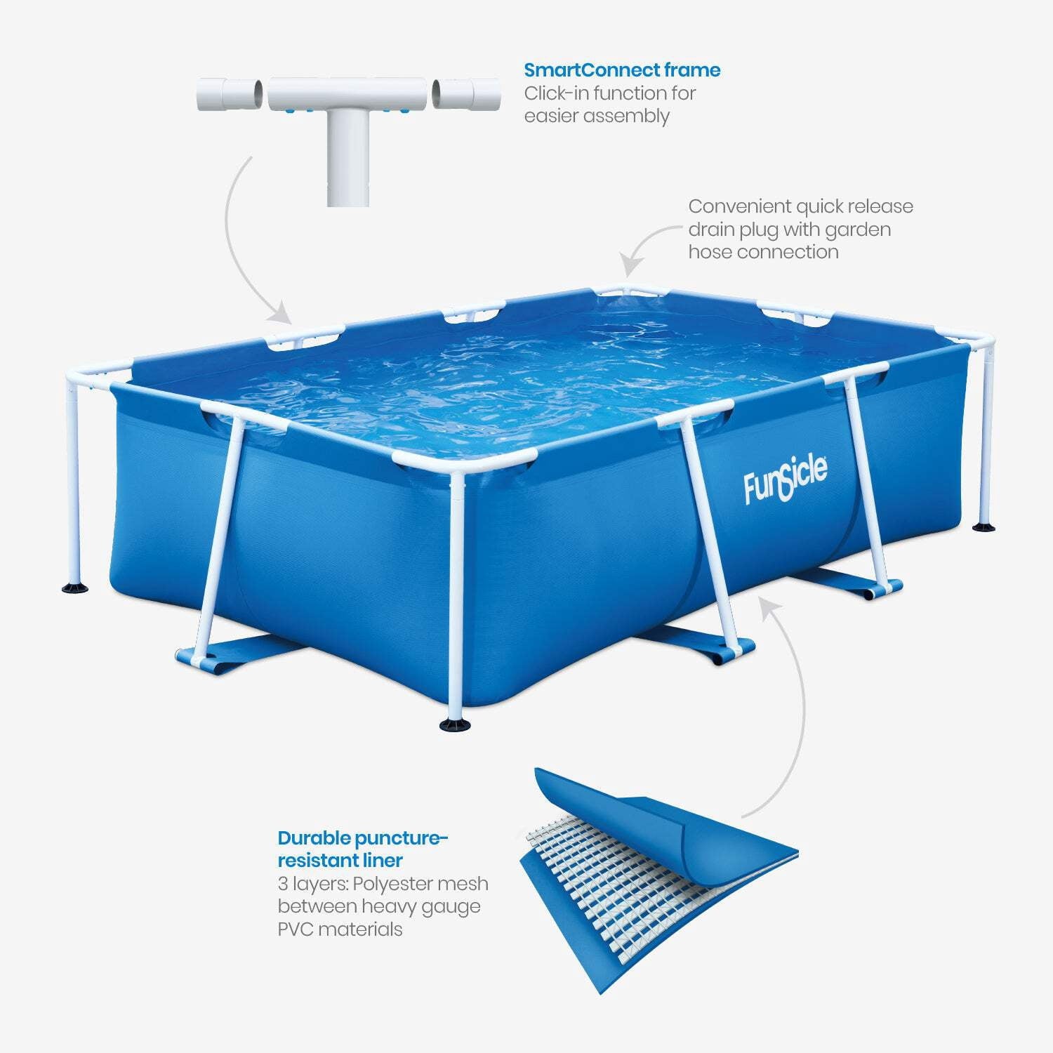 Funsicle 8ft 6in Activity Lap Pool