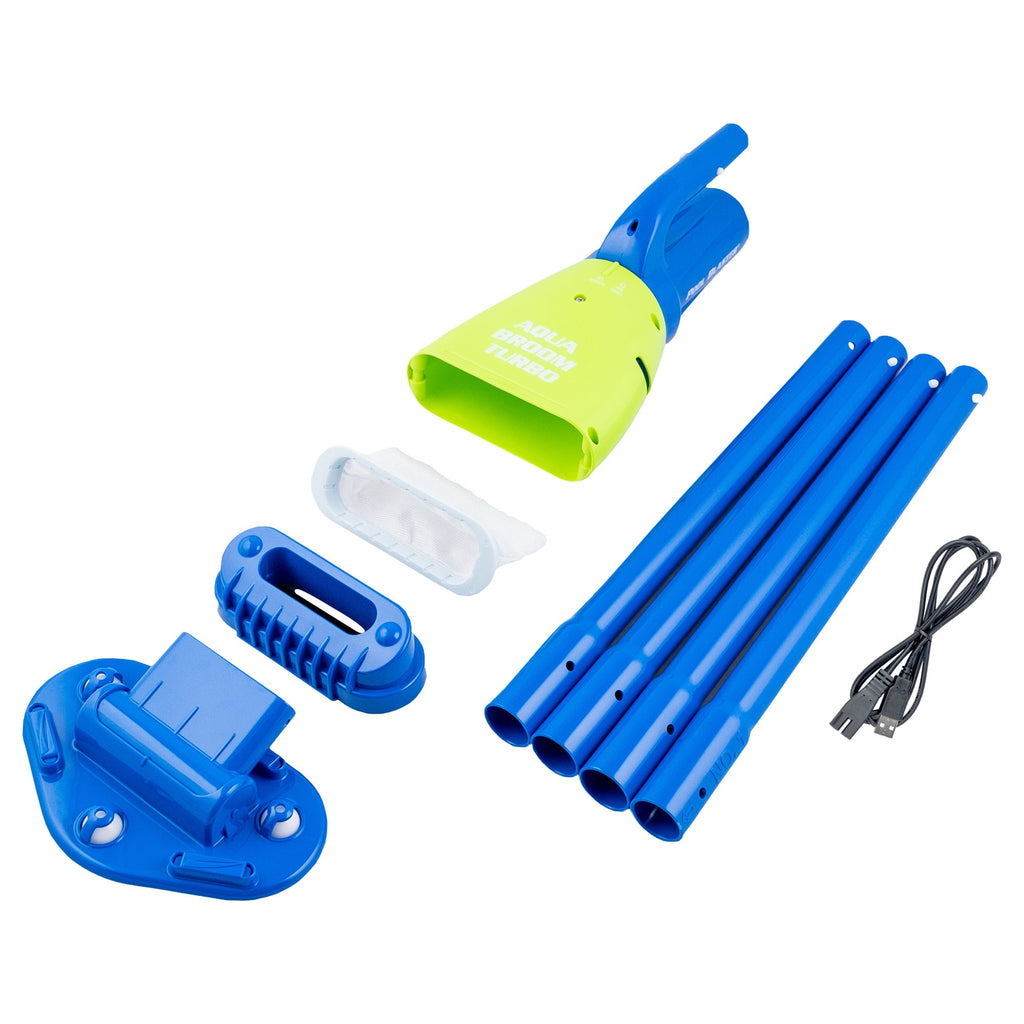 Pool Blaster Aqua Broom Turbo Rechargeable Pool and Hot Tub Vacuum for cordless cleaning
