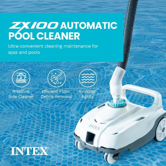 INTEX 24ft x 52in Ultra XTR Above Ground Swimming Pool, Sand Filter Pump, & Automatic Vacuum Cleaner