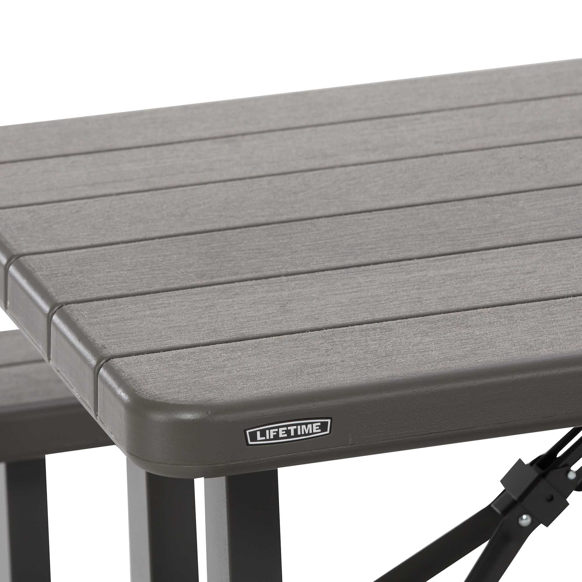 Lifetime 6-Foot Craftsman Outdoor Polyethylene Folding Picnic Table