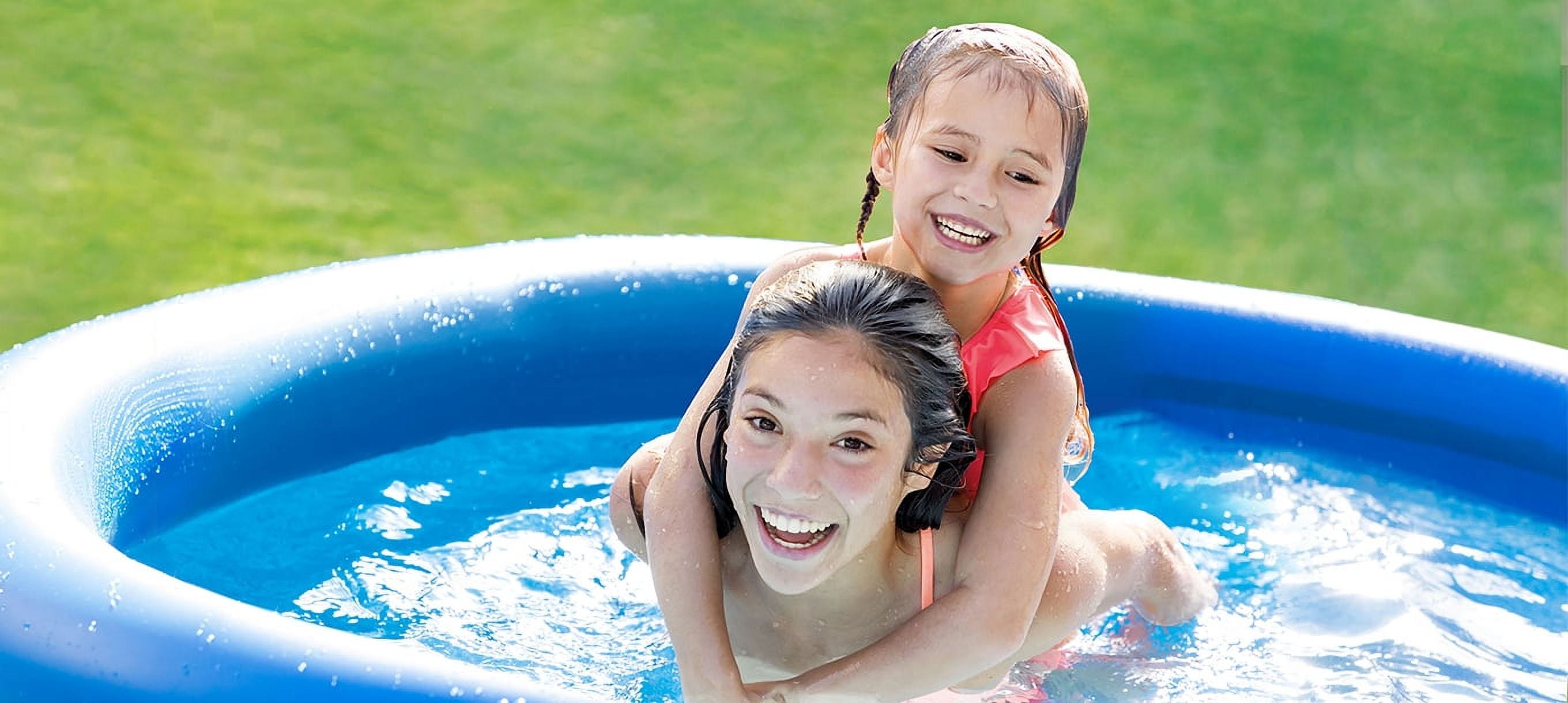 Intex 8 foot x 24 inch Easy Set Round Above Ground  Swimming Pool with Filter Pump, 28107EH