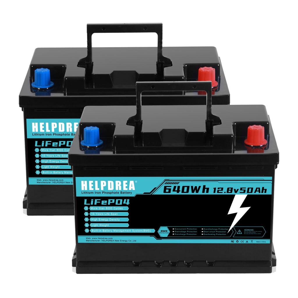 12v 50ah LiFePO4 Battery with 100A BMS Lithium Iron Phosphate Battery for Home Energy Storage Boat Marine Camping