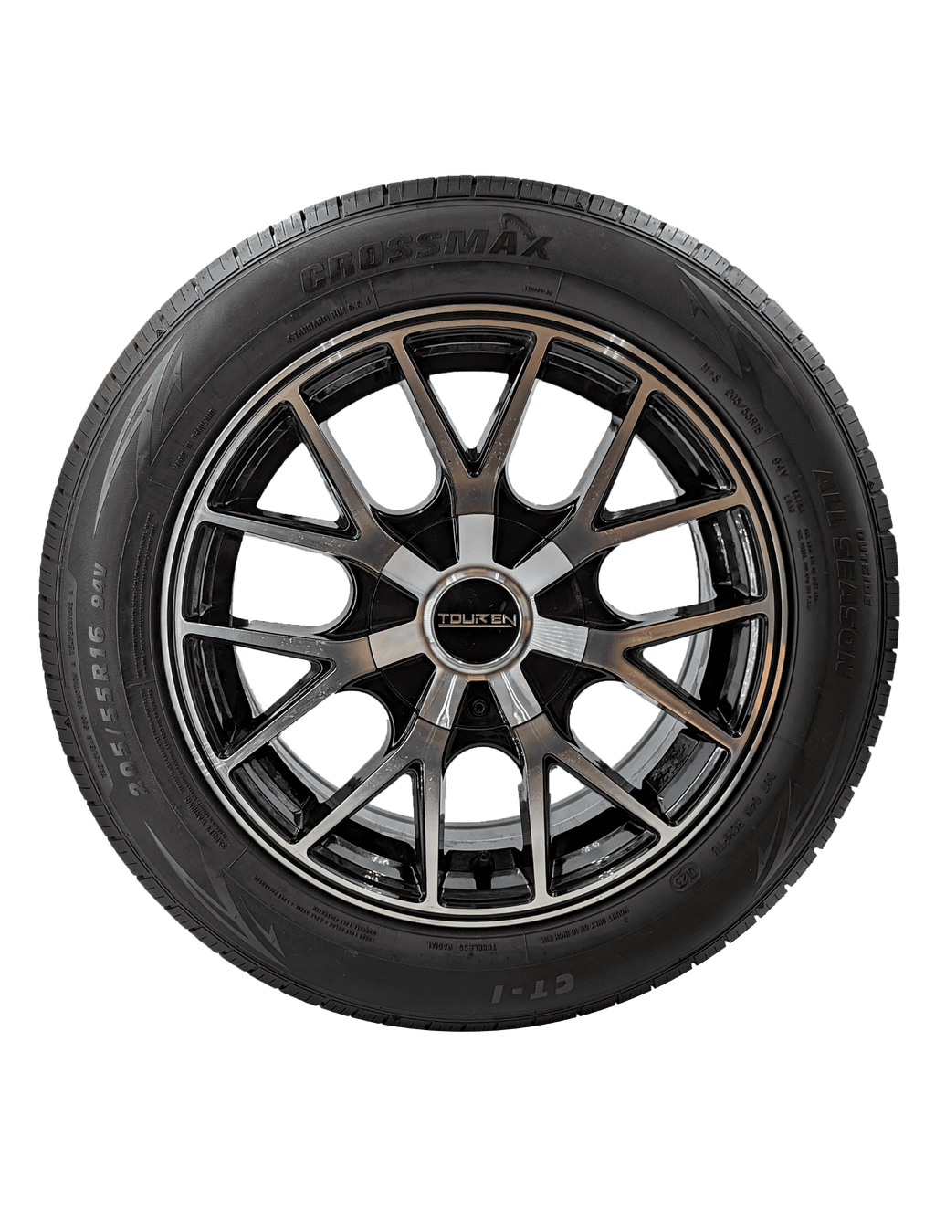 Crossmax 215/60R16 95V CT-1 All-Season Tire Fits: 2011-15 Chevrolet Cruze LT, 2012 Nissan Altima SL