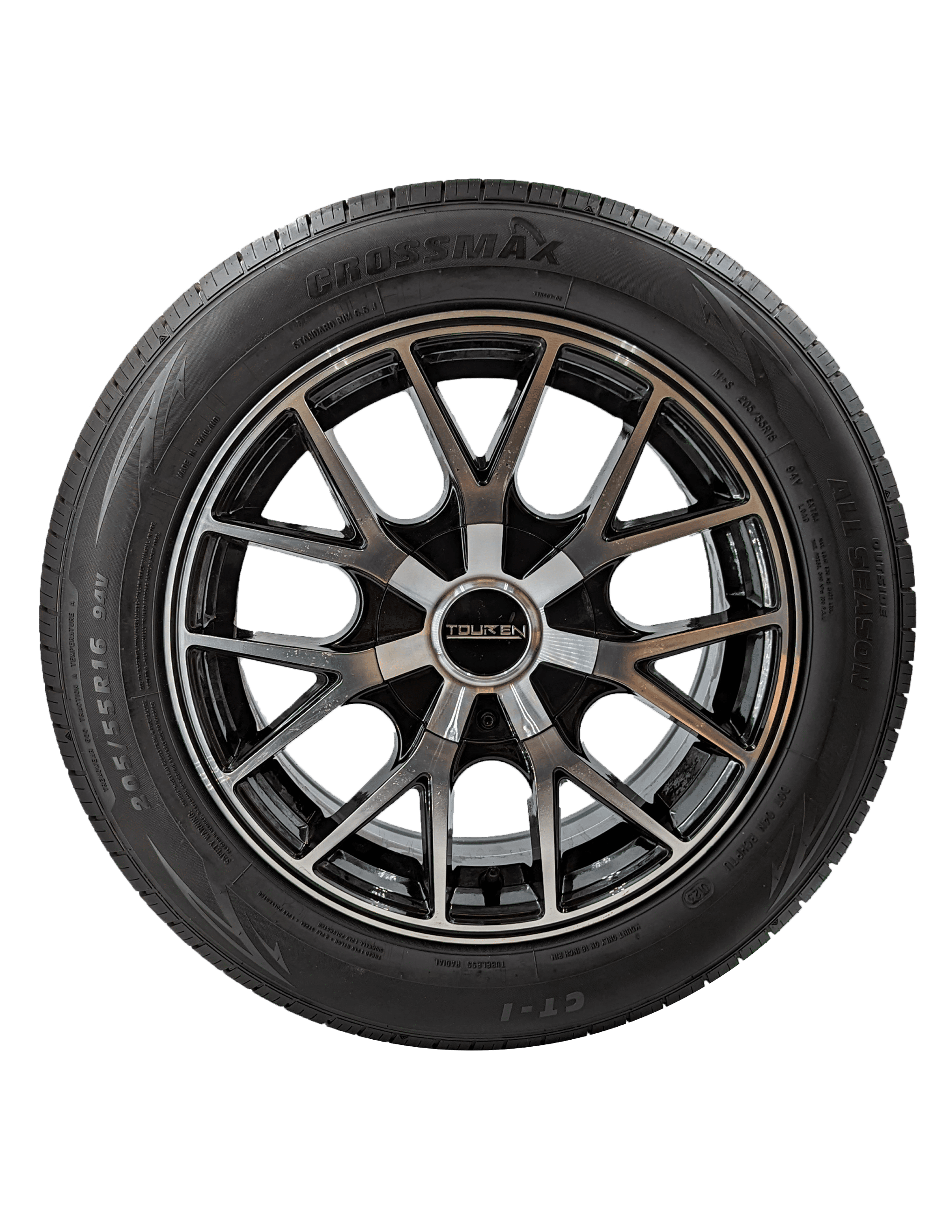 Crossmax 215/60R16 95V CT-1 All-Season Tire Fits: 2011-15 Chevrolet Cruze LT, 2012 Nissan Altima SL