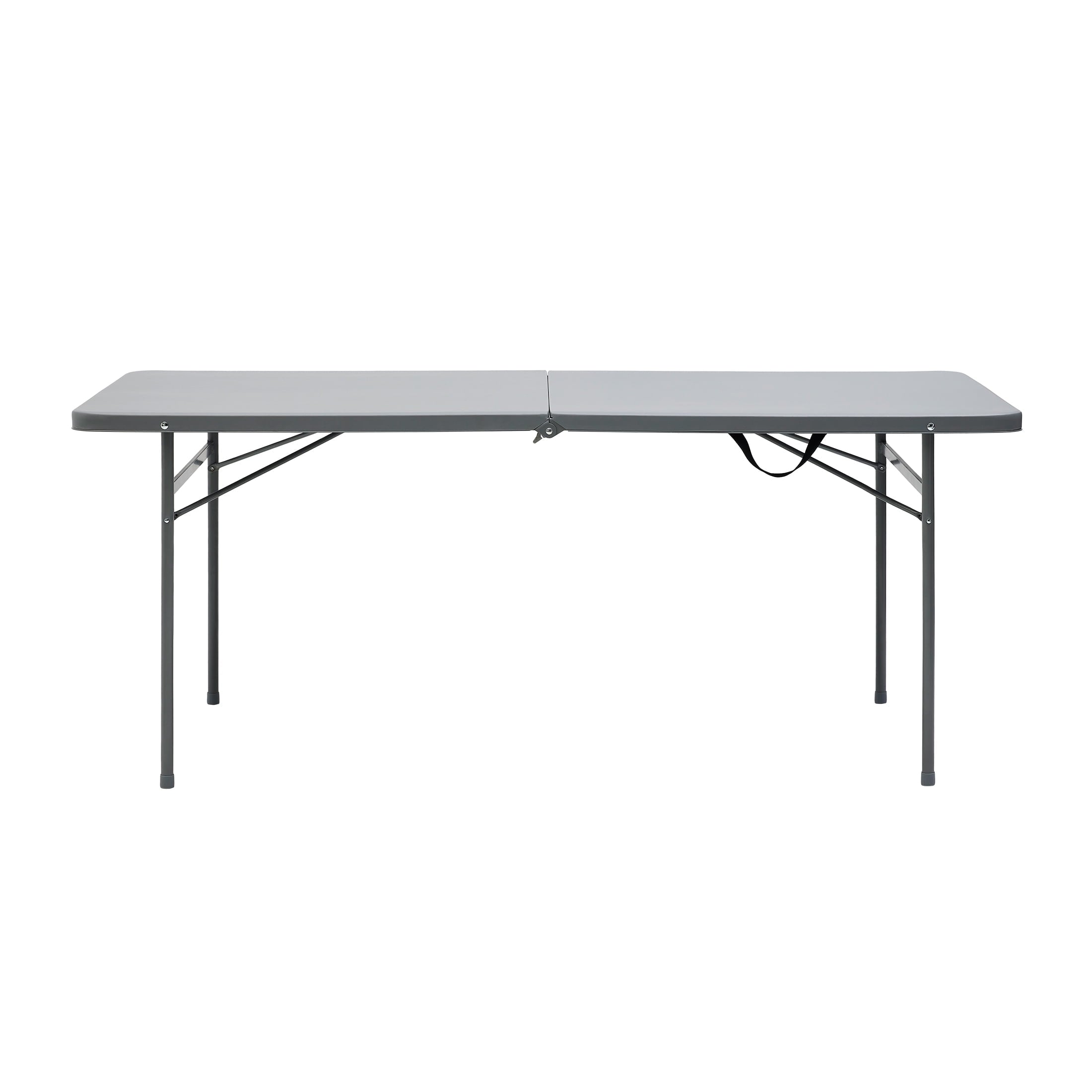 Mainstays 6' Rectangle Centerfold Folding Table, White