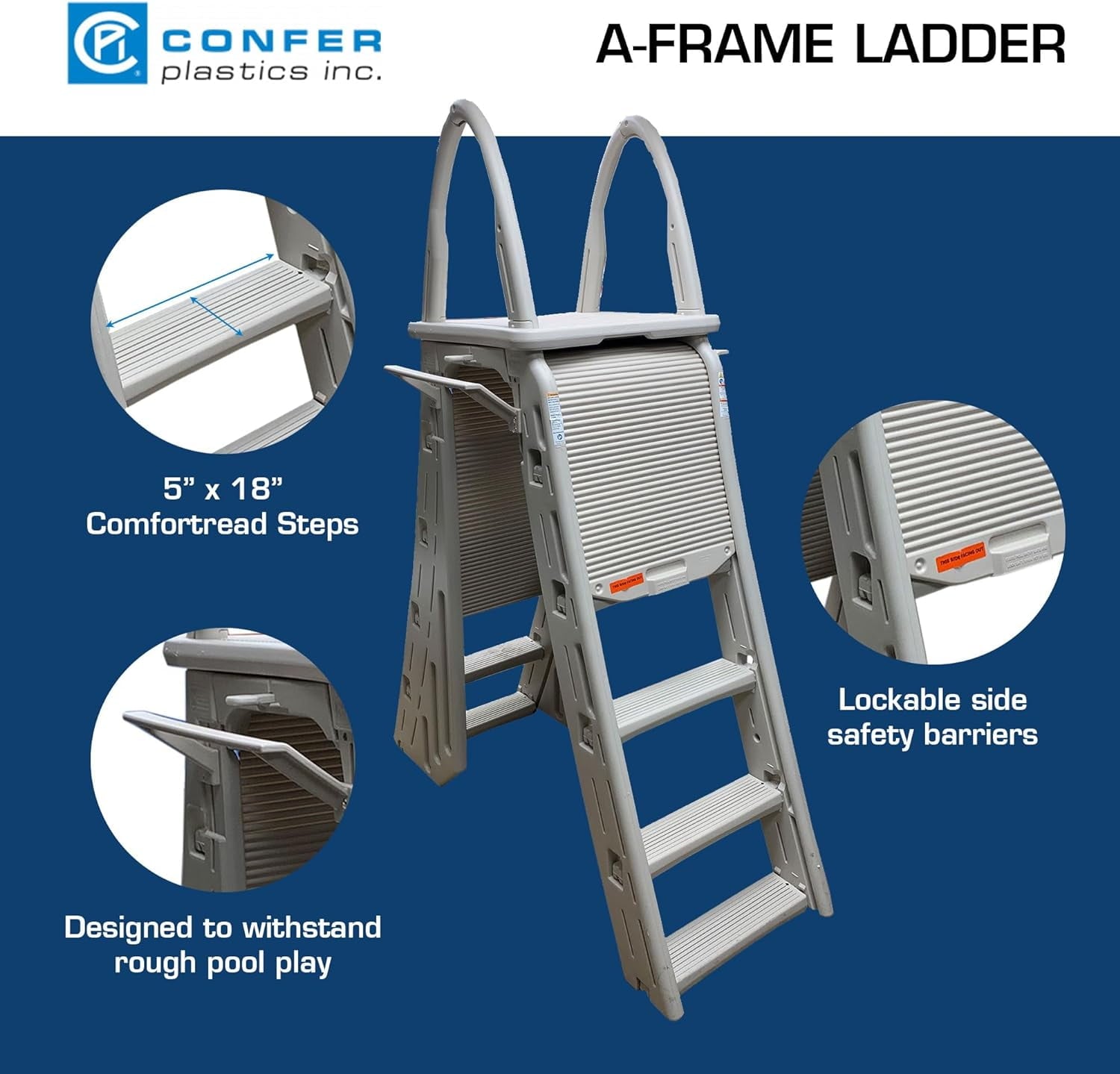 ROLL-GUARD A-Frame Safety Ladder