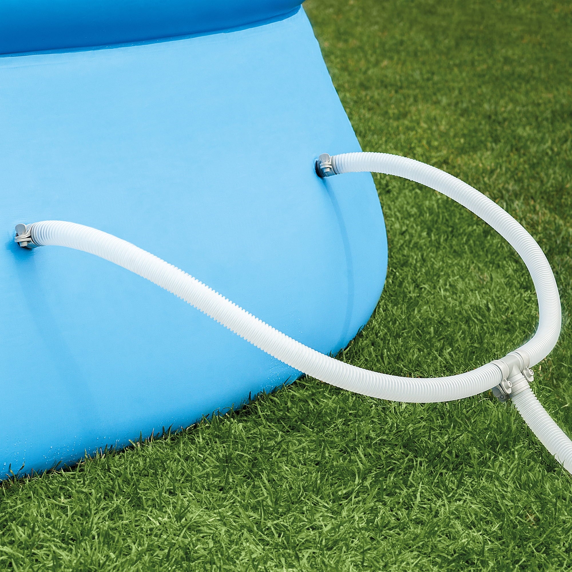 Intex 8 foot x 24 inch Easy Set Round Above Ground  Swimming Pool with Filter Pump, 28107EH
