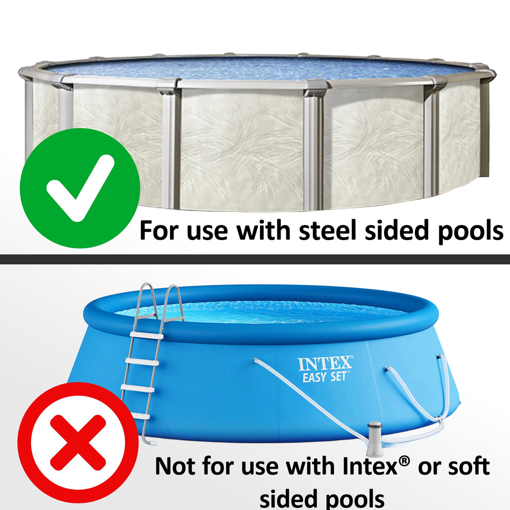 Aqua Select A-Frame Swing Up & Lock Ladder for Above Ground Pools