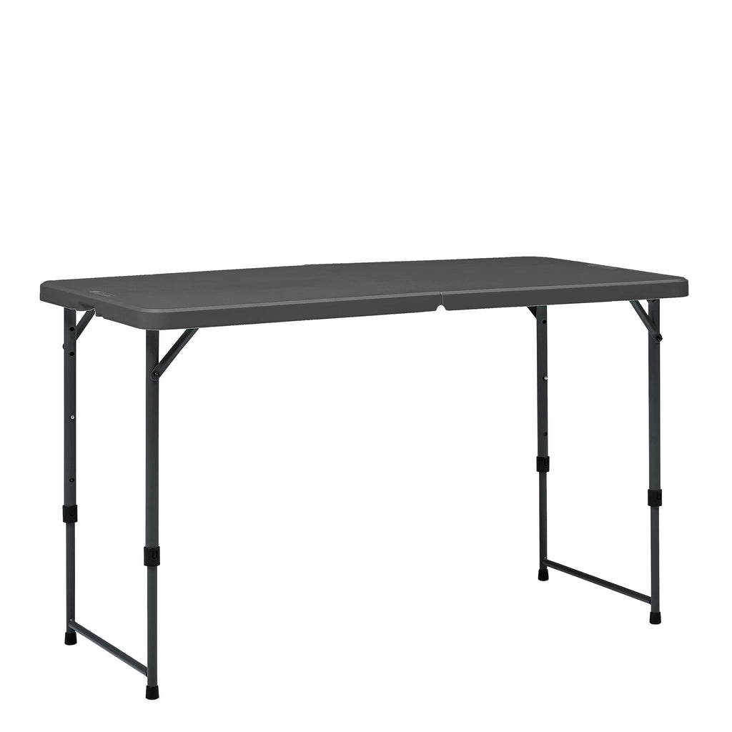 Mainstays 4' Adjustable Height Centerfold Folding Table, White