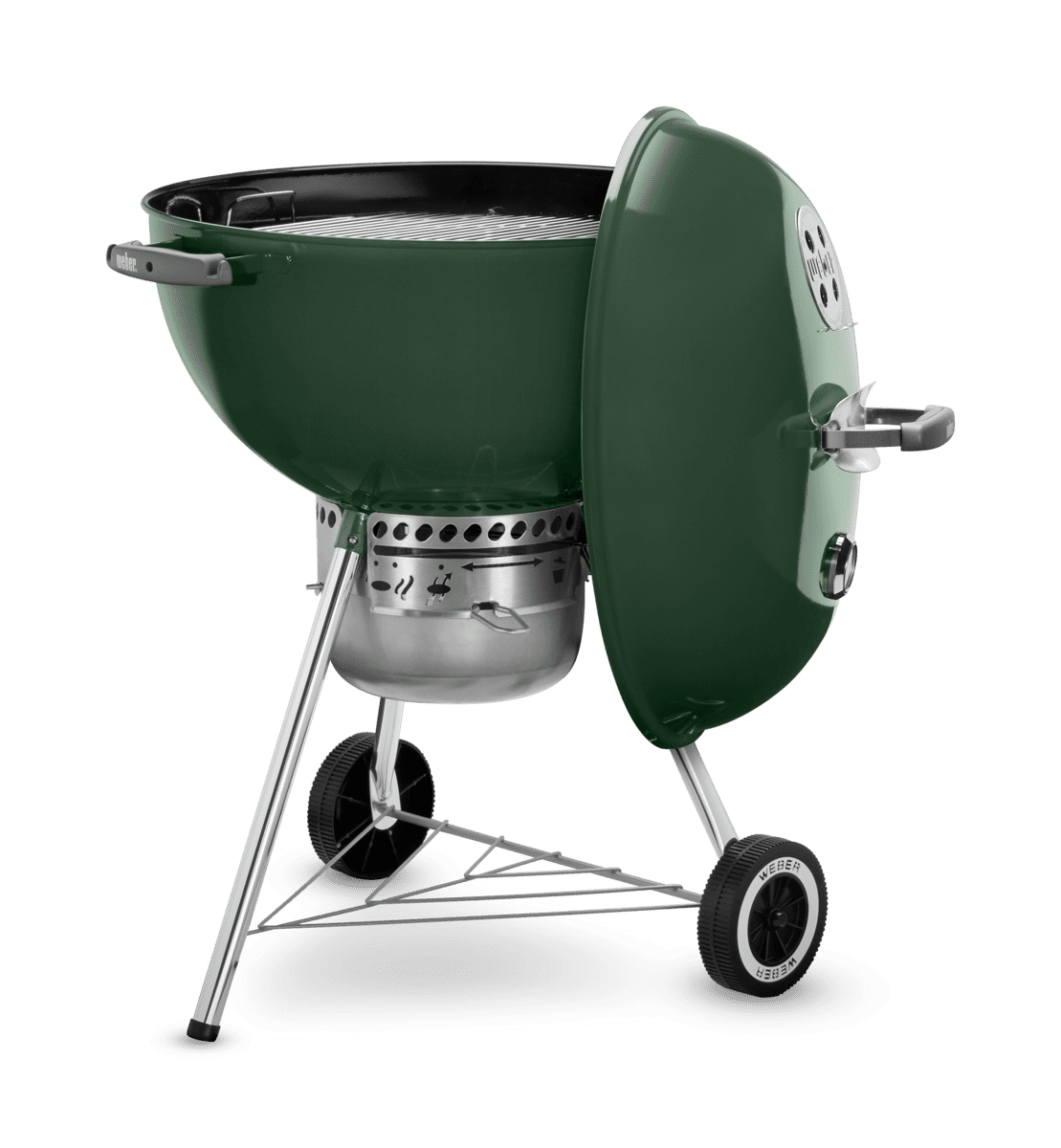 Weber Original Charcoal Grill, 22 Inch Premium Kettle Charcoal Grill, Copper