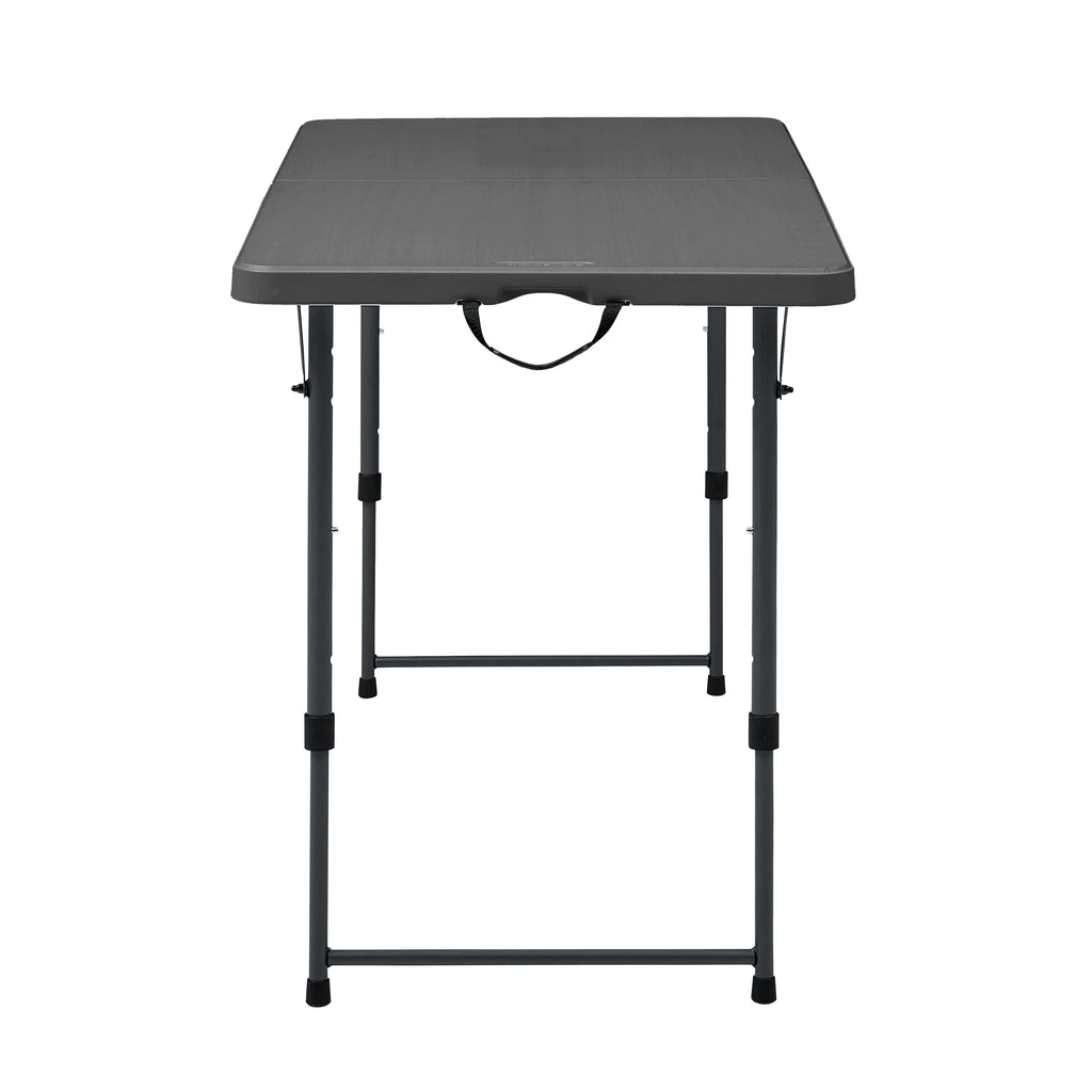 Mainstays 4' Adjustable Height Centerfold Folding Table, White