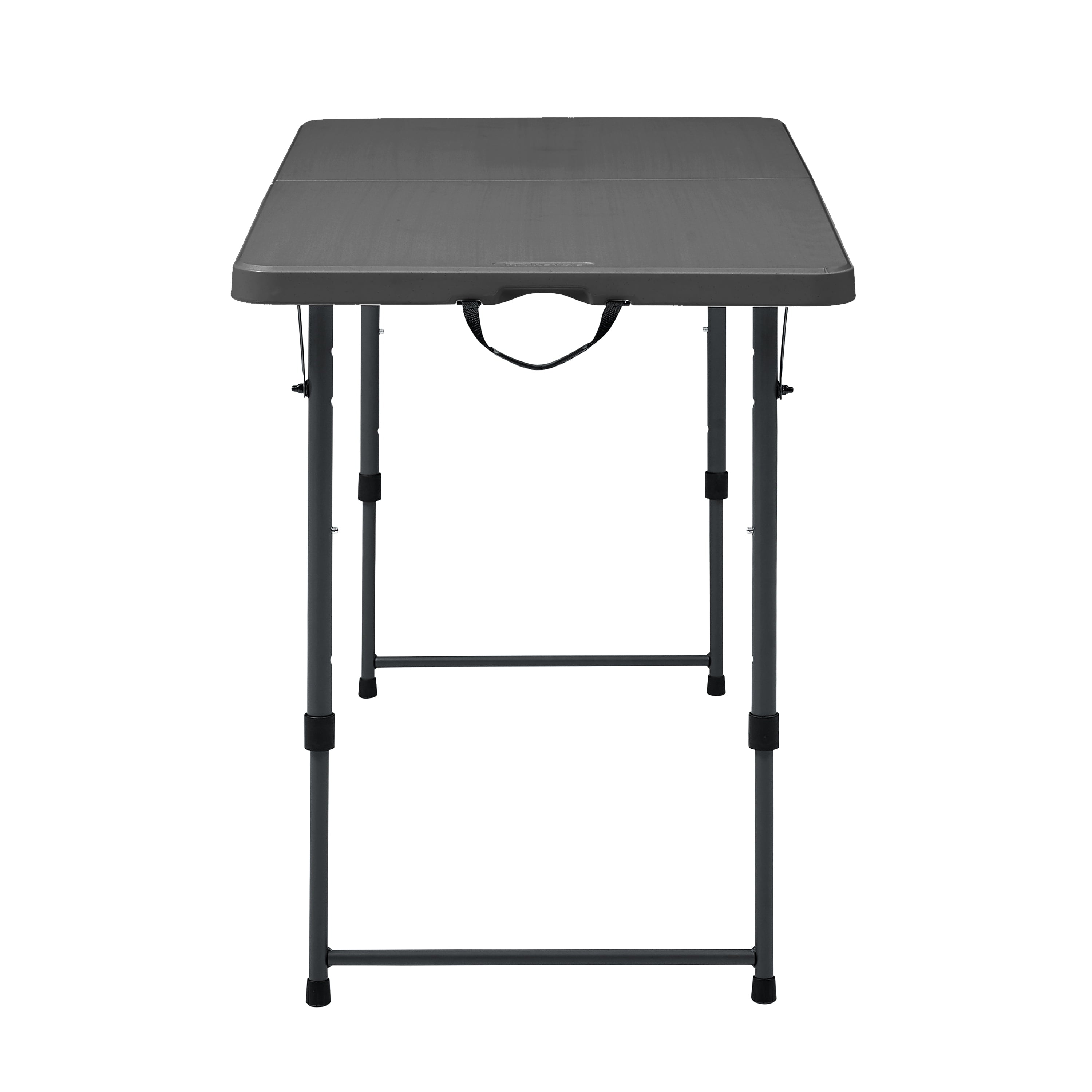 Mainstays 4' Adjustable Height Centerfold Folding Table, White