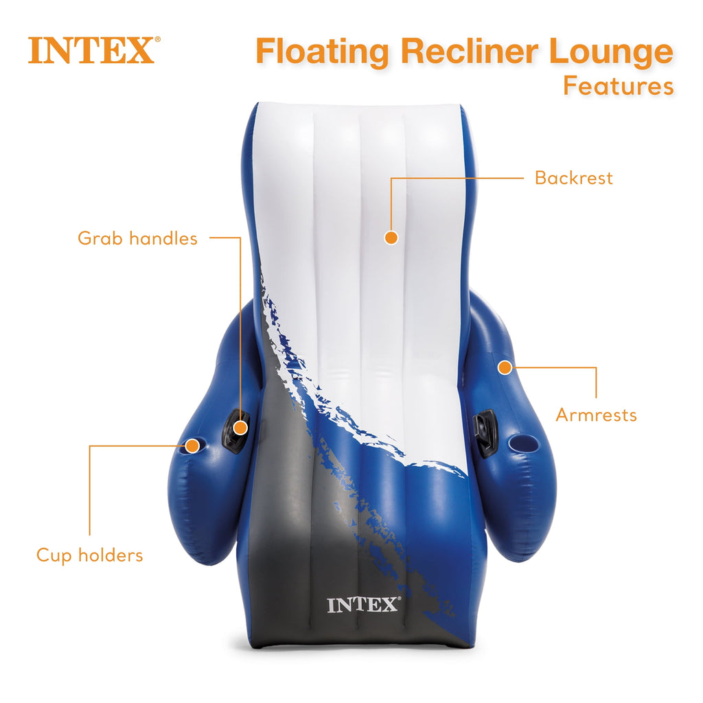 INTEX 32ft x 16ft x 52in Ultra XTR Above Ground Pool, Floats (2 Pack), & Inflatable Cooler