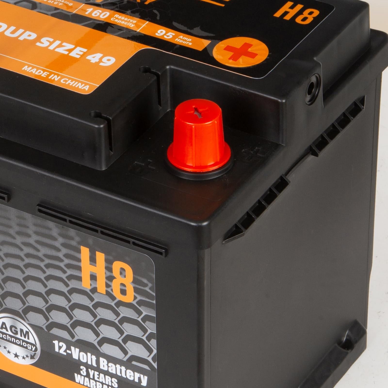 Anlibatt BCI Group 48 Battery, AGM 12 Volt Rechargeable Automotive Batteries for Car, H6 760CCA 70Ah 120RC, Maintenance Free