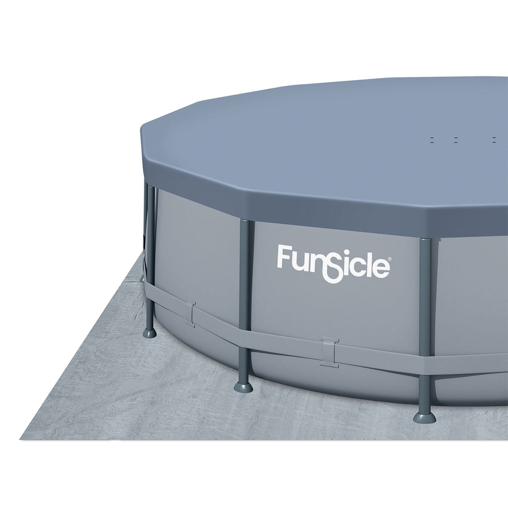 Funsicle 14ft Round Oasis Above Ground Pool with SkimmerPlus Filter Pump, Age 6 & up