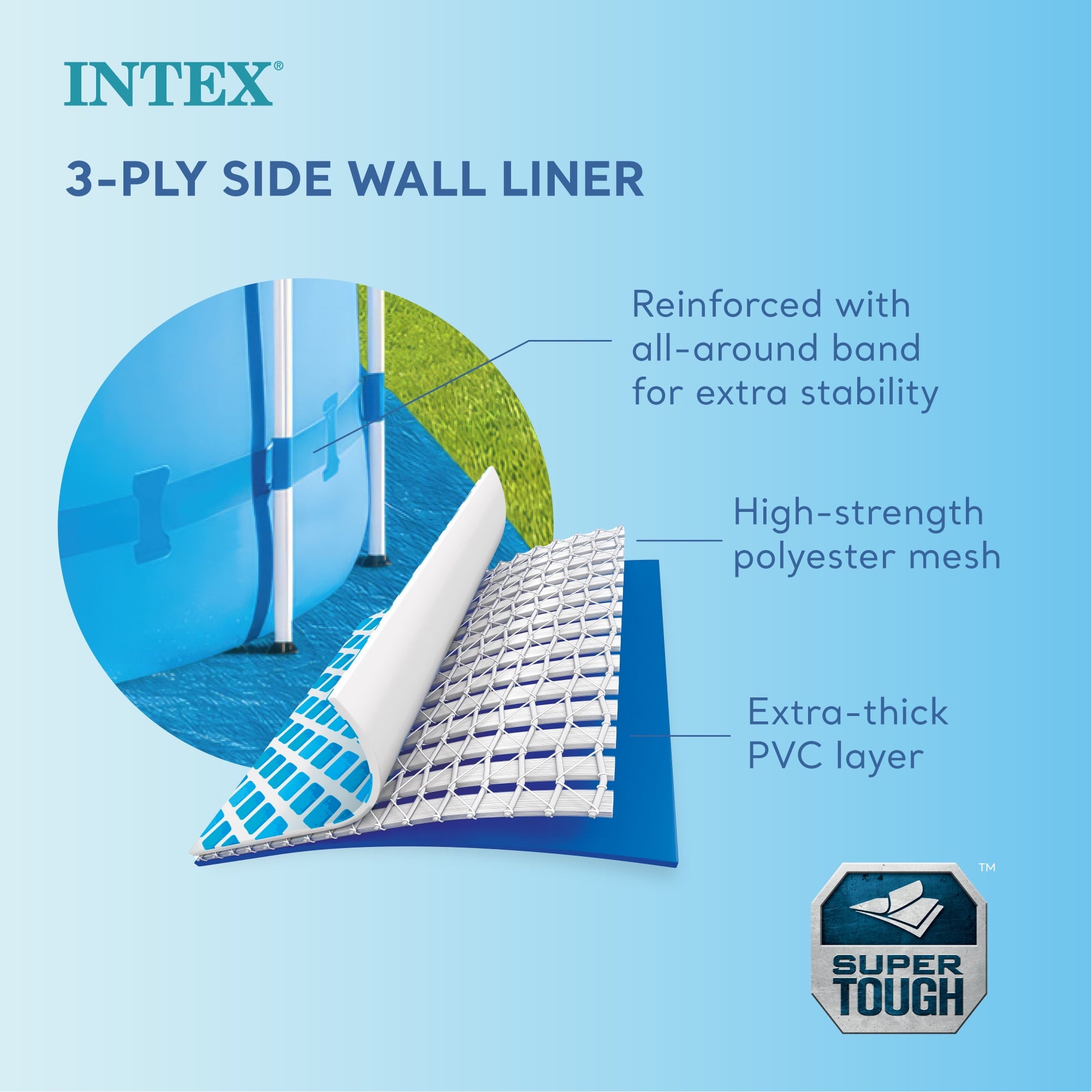 Intex 15ft x 48in Frame Swimming Pool Set w/ Pump and Filter Pump Cartridges