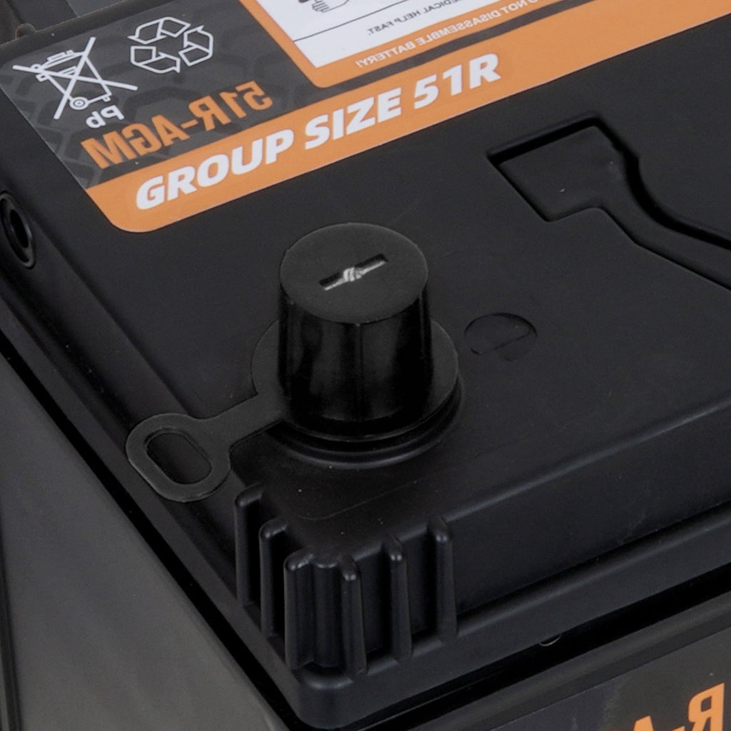 Anlibatt BCI Group 49 Battery, AGM 12 Volt Rechargeable Automotive Batteries for Car, H8 900CCA 95Ah 160RC Maintenance Free