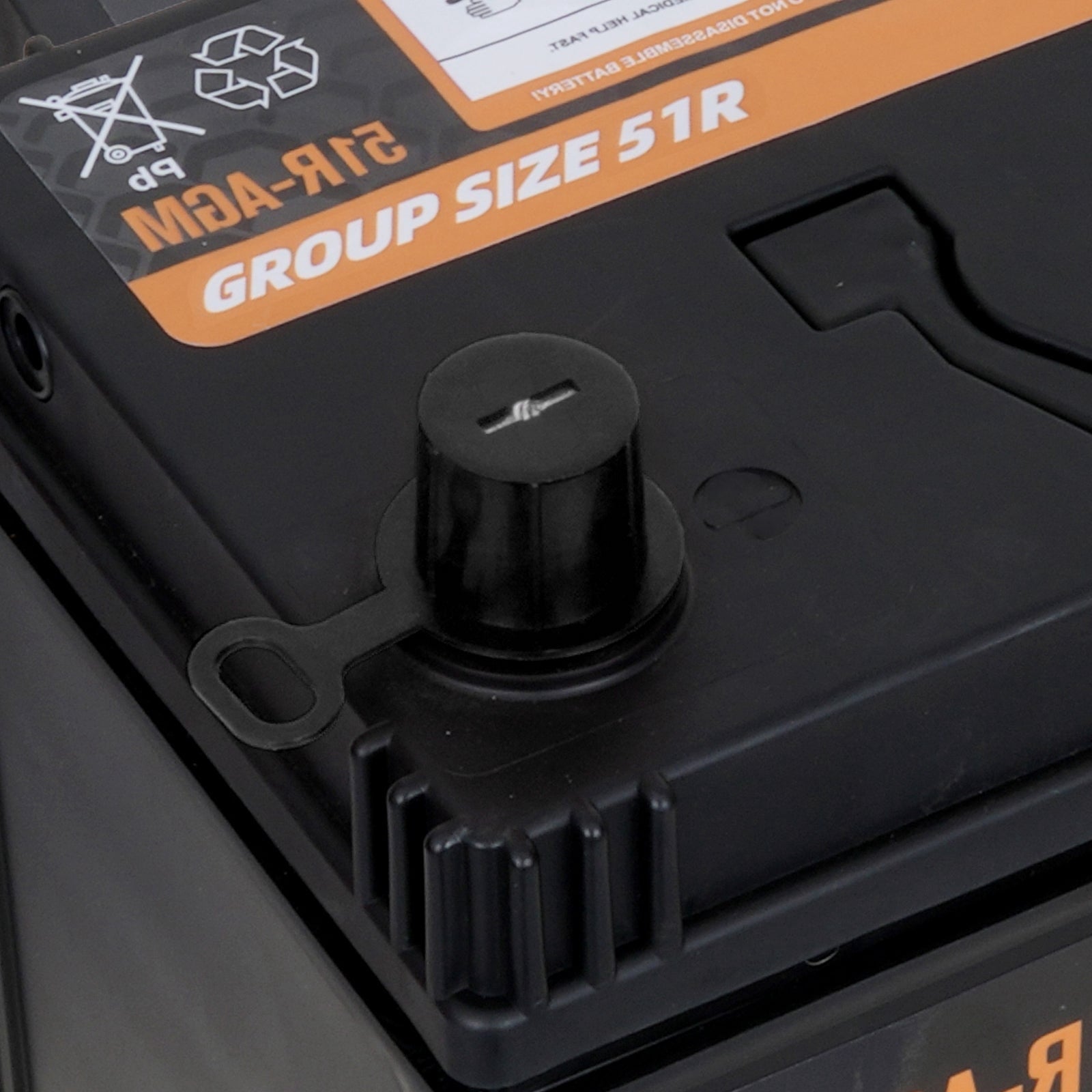 Anlibatt BCI Group 49 Battery, AGM 12 Volt Rechargeable Automotive Batteries for Car, H8 900CCA 95Ah 160RC Maintenance Free