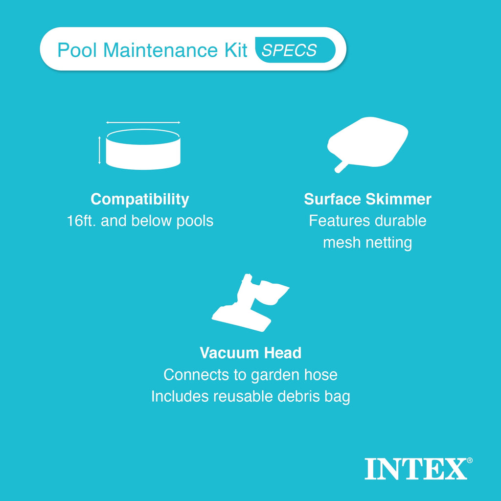 Intex 15ft x 48in Frame Swimming Pool Set w/ Pump and Filter Pump Cartridges