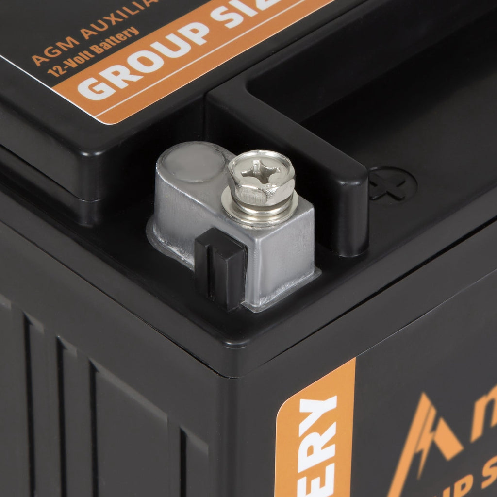 Anlibatt BCI Group 48 Battery, AGM 12 Volt Rechargeable Automotive Batteries for Car, H6 760CCA 70Ah 120RC, Maintenance Free