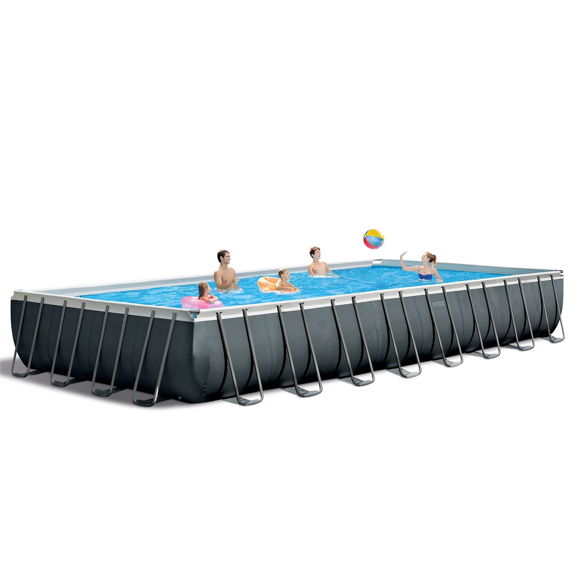 INTEX Ultra XTR 32ft x 16ft x 52in Above Ground Pool Set, Sand Filter Pump