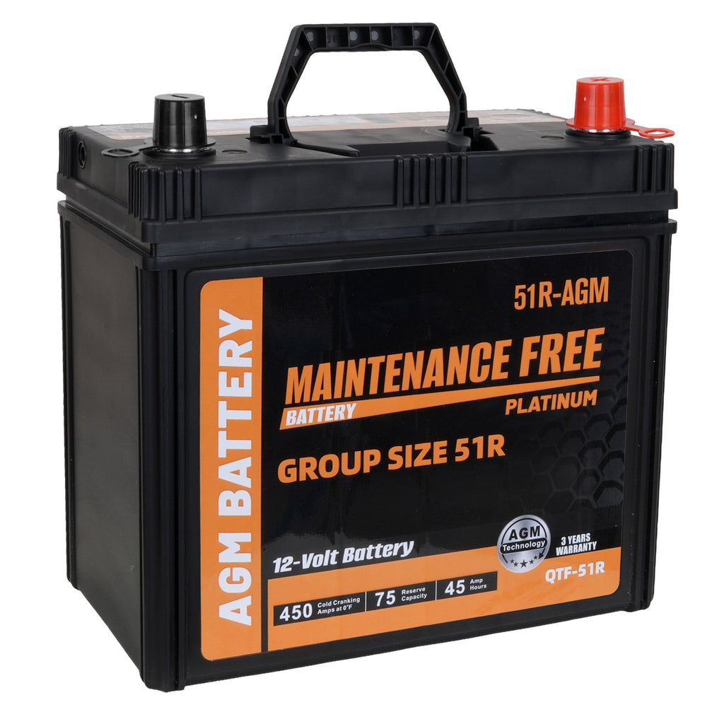 Anlibatt BCI Group 49 Battery, AGM 12 Volt Rechargeable Automotive Batteries for Car, H8 900CCA 95Ah 160RC Maintenance Free