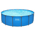 Bestway Steel Pro MAX 15’ x 48 Metal Frame Above Ground Pool, Blue, POOL ONLY