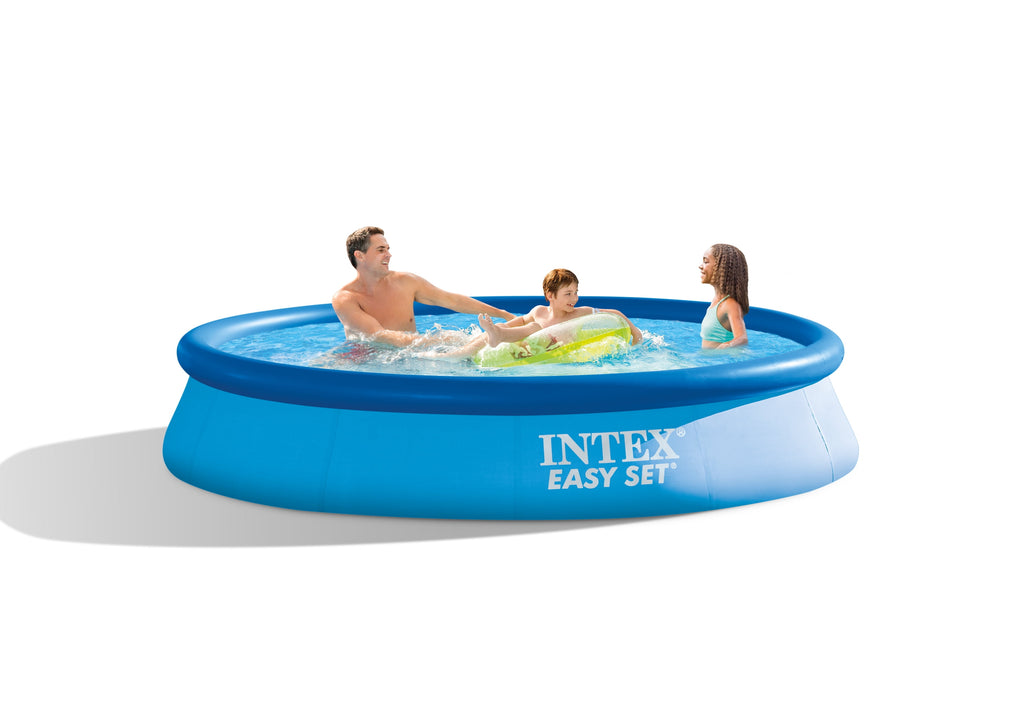 Intex 8 foot x 24 inch Easy Set Round Above Ground  Swimming Pool with Filter Pump, 28107EH