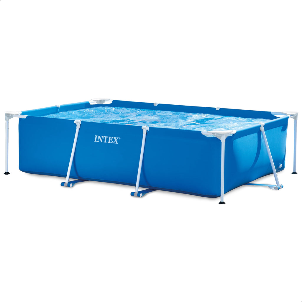 Intex 14.75' x 33 Rectangular Frame Above Ground Outdoor Swimming Pool