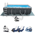 INTEX 18ft x 9ft x 52in Ultra XTR Above Ground Pool, Floats (2 Pack), & Inflatable Cooler
