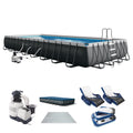INTEX 32ft x 16ft x 52in Ultra XTR Above Ground Pool, Floats (2 Pack), & Inflatable Cooler