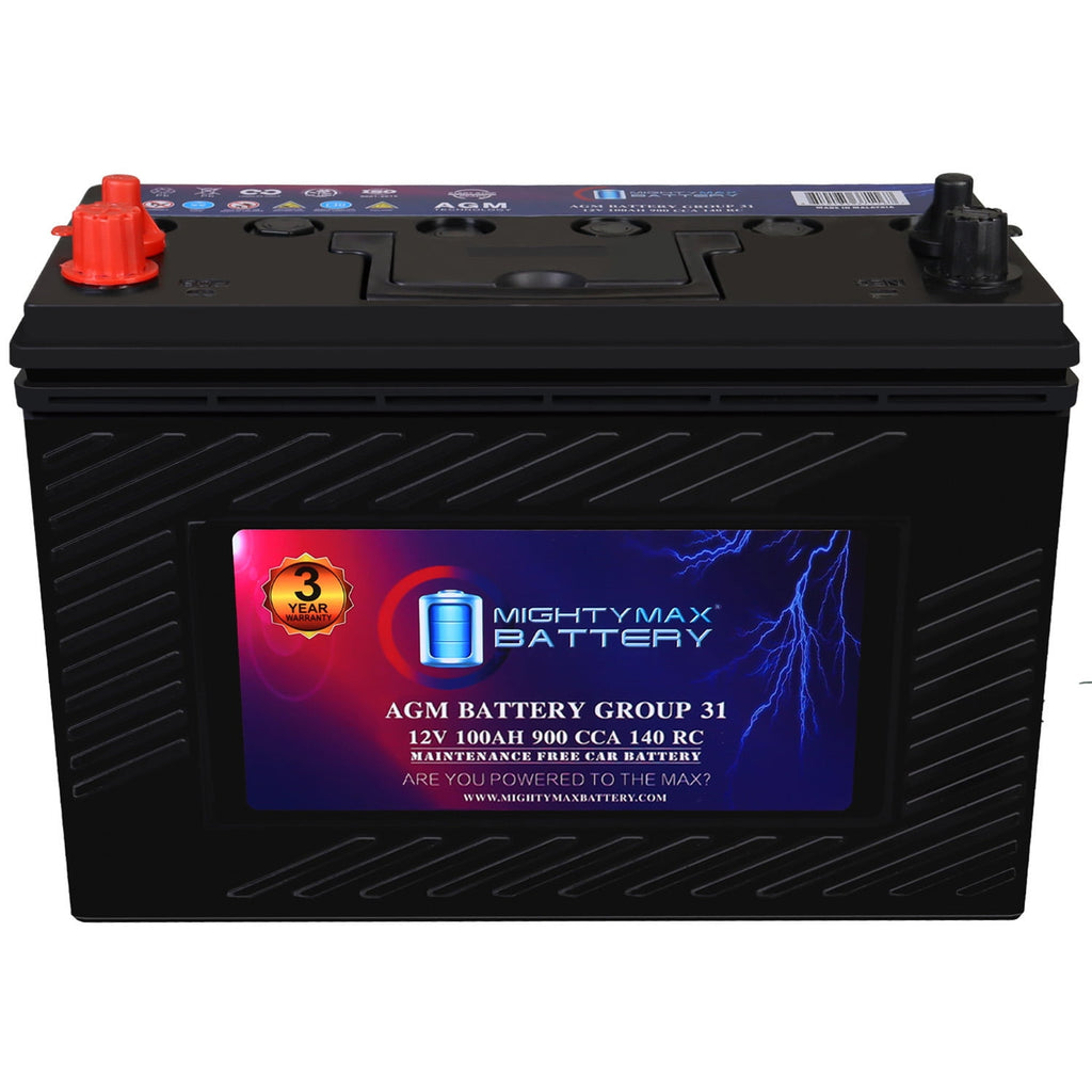 MM-H5 Start and Stop Car BCI Group Size 47 12V 60 AH, 100RC, 680 CCA Rechargeable AGM Car Battery