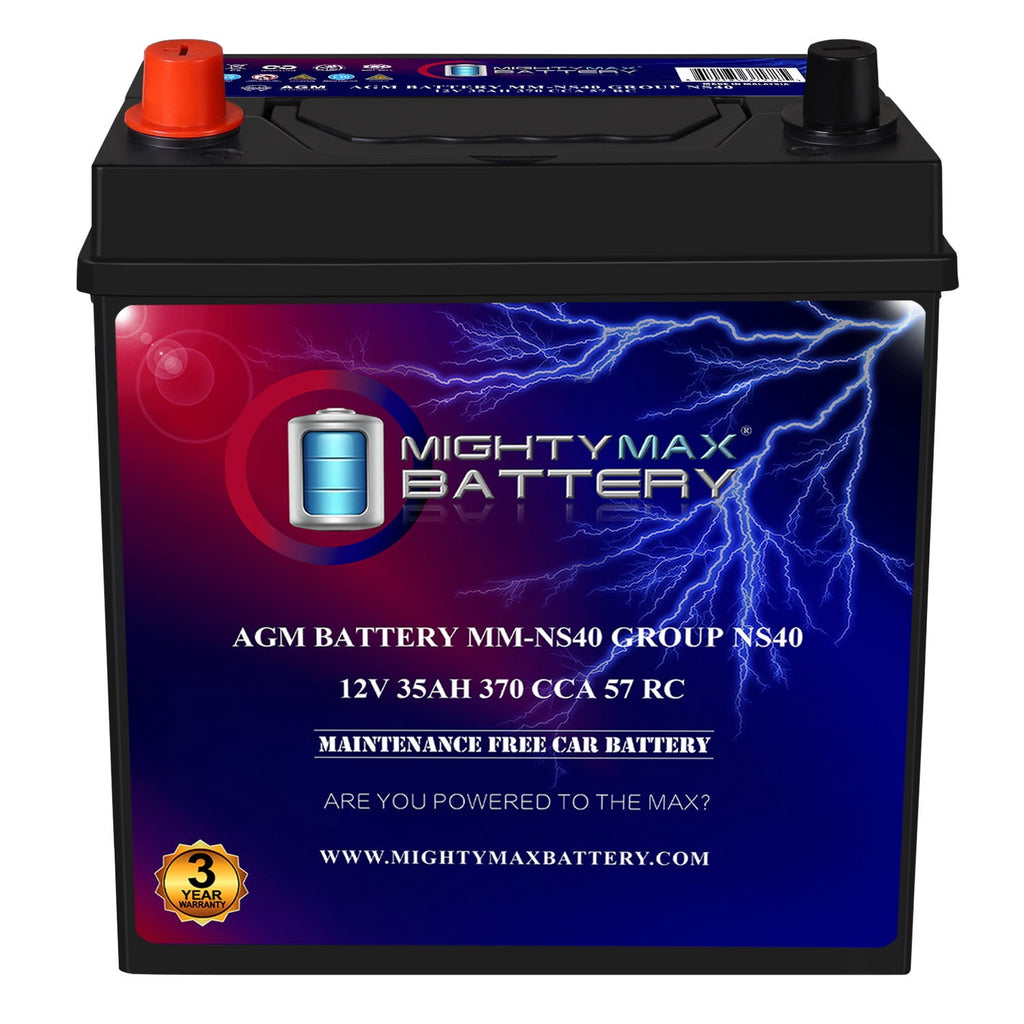 MM-H5 Start and Stop Car BCI Group Size 47 12V 60 AH, 100RC, 680 CCA Rechargeable AGM Car Battery