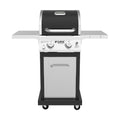 Nexgrill Deluxe 2-Burner Gas Grill with 401 SQ In Grate, 28000 BTUs, Stainless Steel Control Panel & Foldable Side Table, Propane BBQ Grill for Outdoor Cooking, Patios, Backyards and More -720-0864RA