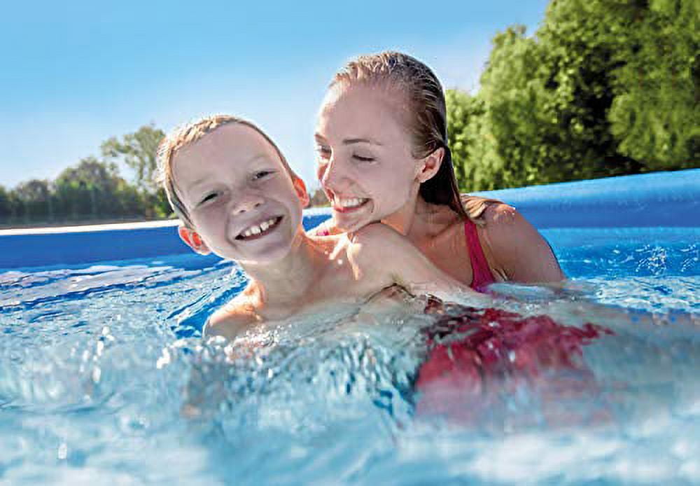 Intex 8 foot x 24 inch Easy Set Round Above Ground  Swimming Pool with Filter Pump, 28107EH