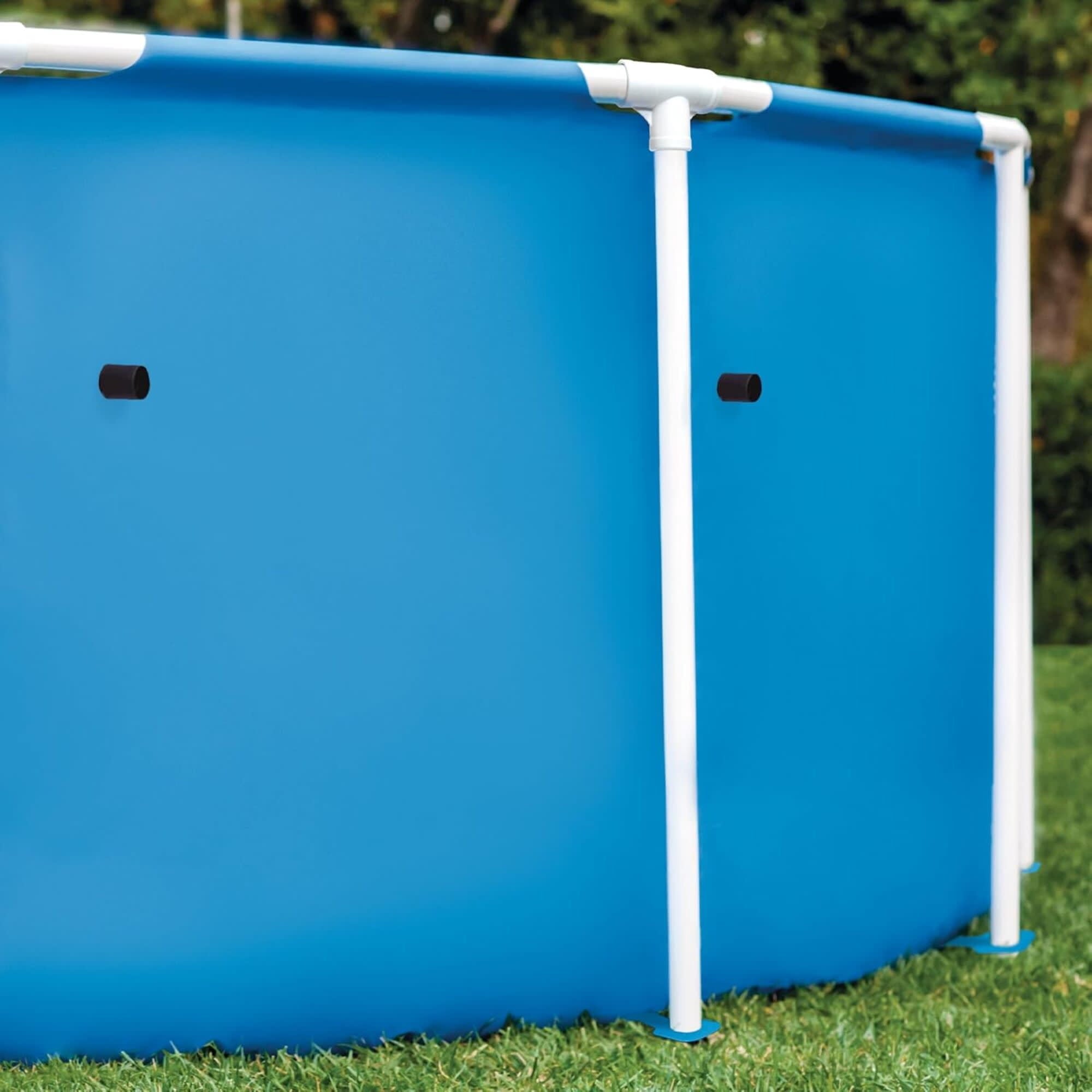INTEX Metal Frame 10ft x 30in Above Ground Swimming Pool Set w/ Filter Pump