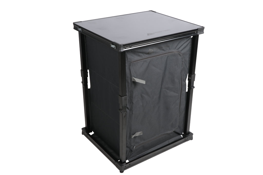 Ozark Trail Kitchen Organizer Hardtop Table, Gray, 23 x 20 x 31
