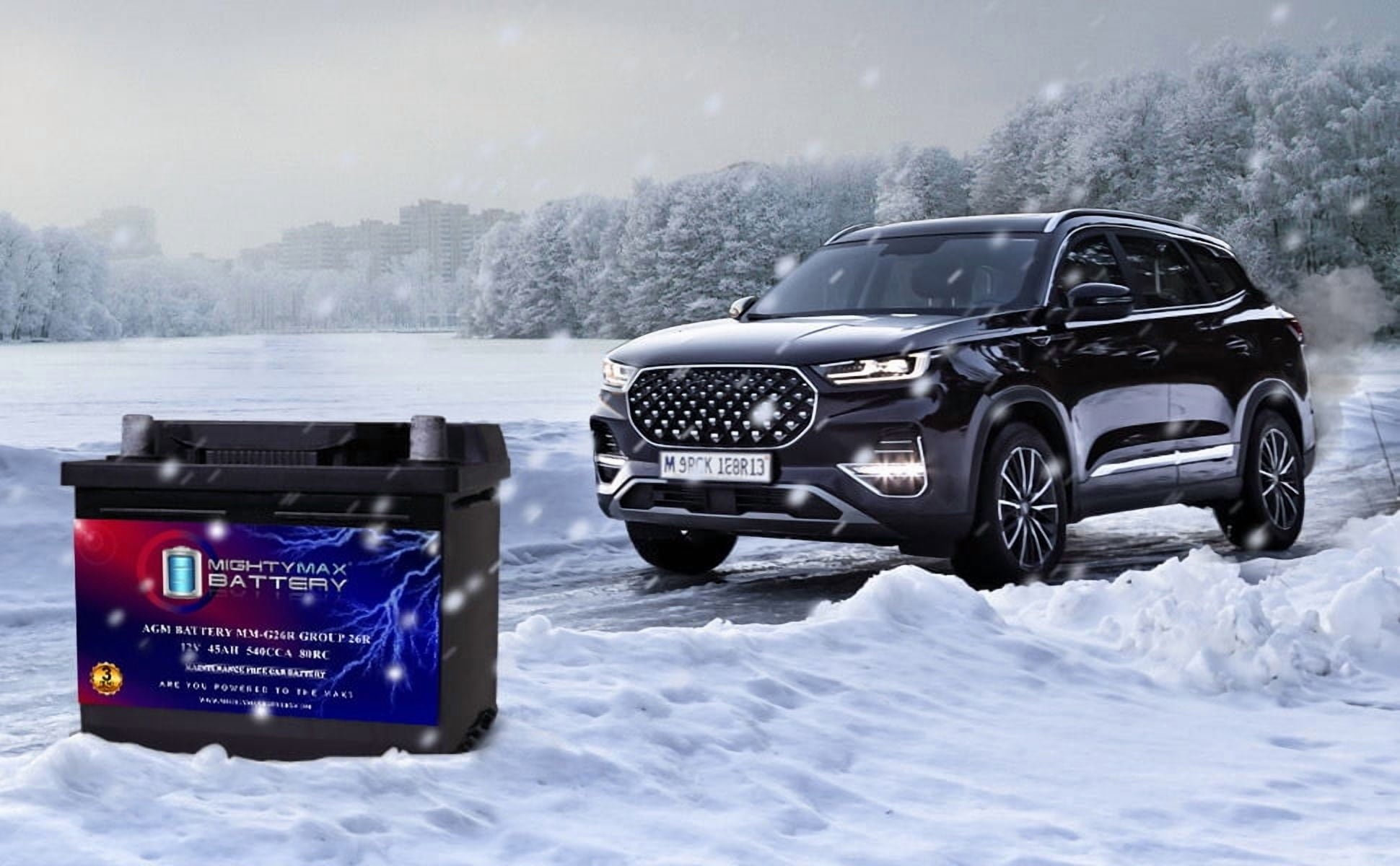 MM-H5 Start and Stop Car BCI Group Size 47 12V 60 AH, 100RC, 680 CCA Rechargeable AGM Car Battery