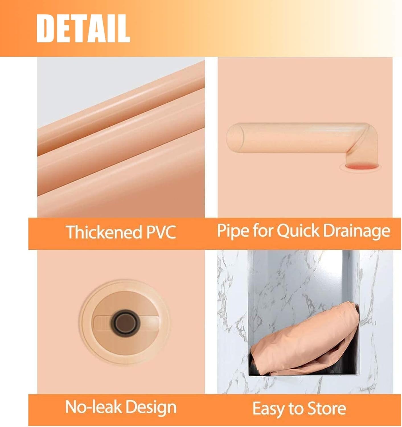 YUEWO Foldable PVC Swimming Pool Hard Plastic Shell Portable Swimming Pool for Adults Blow Up Pool for Family Garden Backyard (2.6m/102in,Pink)