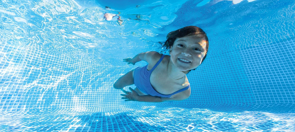 Intex 8 foot x 24 inch Easy Set Round Above Ground  Swimming Pool with Filter Pump, 28107EH