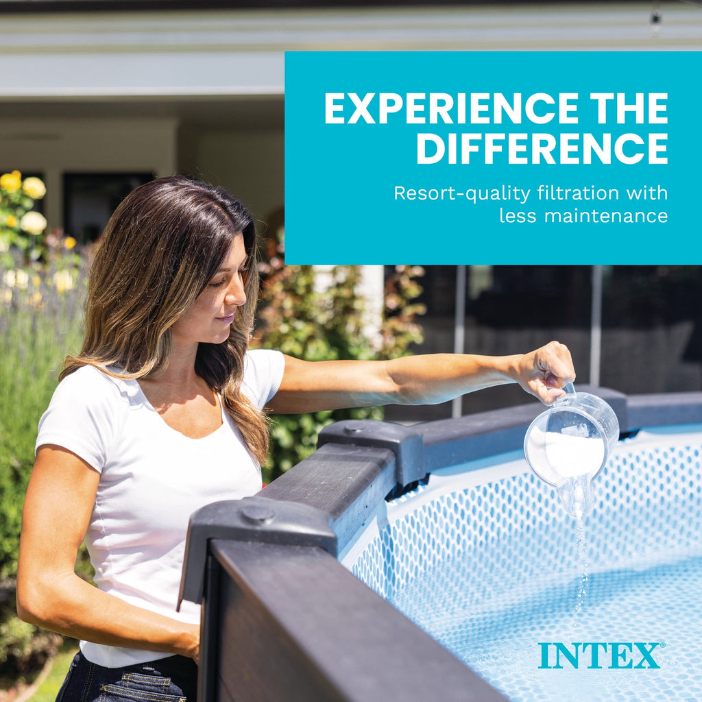 INTEX 32ft x 16ft x 52in Ultra XTR Above Ground Pool & Krystal Clear Saltwater System