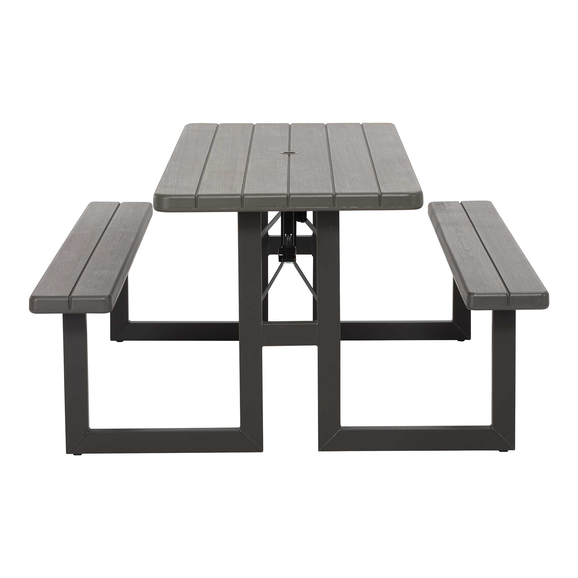 Lifetime 6-Foot Craftsman Outdoor Polyethylene Folding Picnic Table