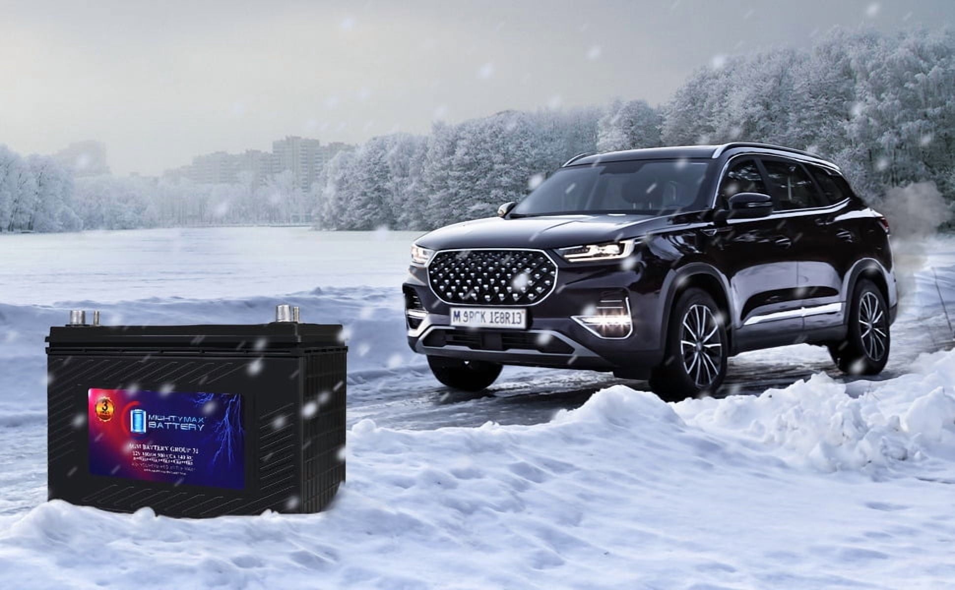MM-H5 Start and Stop Car BCI Group Size 47 12V 60 AH, 100RC, 680 CCA Rechargeable AGM Car Battery